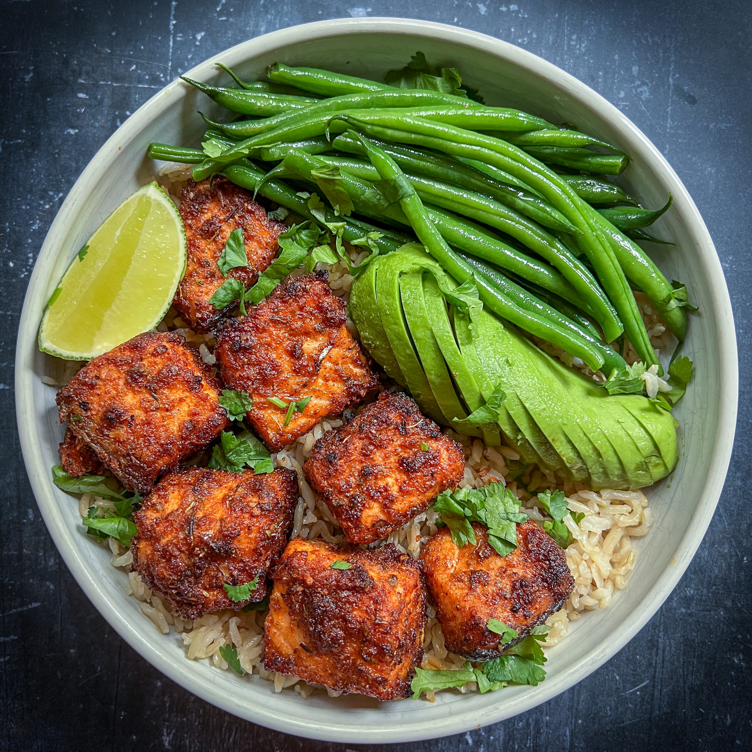 Cajun-style Salmon Bowl